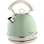 Ariete Vintage Dom Su Isıtıcı Yeşil 2877/04 - Retro Kettle, 2000 Watt, 1,7 Litre, Kablosuz 360° Döne
