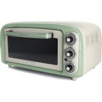 Ariete Vintage Mini Fırın 18 Litre Hacim Çelik Izgara ve Alüminyum Tepsi ile Yeşil