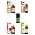 Arifoğlu 50 ml Tatlı Badem Yağı+50 ml Hint Yağı+20 ml Ylang Ylang Yağı+20 ml Nane Yağı+5 ml Niaouli Hızlı Uzama Saç Bakım Yağı Seti