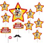 Arikum 12 Adet Mickey Mouse Clubhouse Doğum Günü Konuşma Balonu