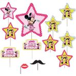 Arikum 12 Adet Minnie Mouse Doğum Günü Konuşma Balonu