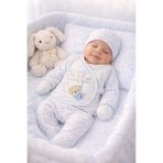 Arin Baby %100 PAMUK CUTE BASKILI 5 Lİ YENİDOĞAN SET/ERKEK BEBEK HASTANE ÇIKIŞ SETİ /%100 PAMUK 5 Lİ ZIBIN SET