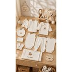 Arin Baby 10'LU %100 PAMUK ARABA NAKIŞLI ERKEK BEBEK HASTANE ÇIKIŞ SETİ/ 10 LU YENİDOĞAN ZIBIN SET/HEDİYELİK ZIBIN SET