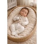 Arin Baby 5 Lİ PAPYONLU YENİ DOĞAN HASTANE ÇIKIŞI/ERKEK BEBEK ZIBIN SETİ/MEVLÜT SETİ