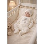 Arin Baby 5 Lİ UÇAN BALONLU YENİDOĞAN SET/ERKEK BEBEK HASTANE ÇIKIŞ SETİ /%100 PAMUK 5 Lİ ZIBIN SET