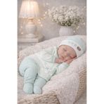 Arin Baby YENİDOĞAN 5 Lİ HASTANE ÇIKIŞI/ERKEK BEBEK HASTANE ÇIKIŞ SETİ /ZIBIN SETİ/KUTULU YENİDOĞAN HEDİYESİ