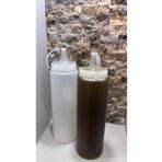ARİN MODA ARİN HOMTEKSDEN 2 ADET PLASTİK YAĞLIK VEYA SOSLUK ŞİŞESİ 750 ML ŞEFFAF