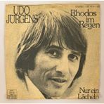 Ariola Udo Jürgens Rhodos Im Regen - Nur Ein Lacheln 45 Lik Plak
