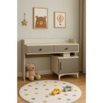 Arion Kids Deniz MDF Çocuk Çalışma Masası | MDF Kalite | Ağaç Ayaklı | REHAU Kaplama Kapak | Dayanıklı ve Uzun Ömürlü Tasarım - Montajsız
