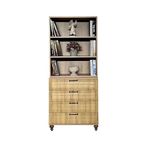 Arion Kids Pera Wood Çekmeceli Şifonyer ve Kitaplık Set 38x82x193
