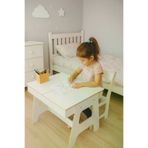 arionkids ARION-AKTMS-03 Mdf Çocuk Aktivite Masası | Açılabilir Kapaklı | Ergonomik Tasarım| Beyaz-1 Masa+1 Sandalye