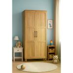 arionkids ARIONDLP117 Alin Wood 2 Kapaklı Genç Odası Dolabı | Çekmeceli Mdf Dolap | Rehau Kaplama Kapaklı