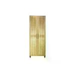 arionkids ARIONDLP22 Pera Wood Dolap 2 Kapaklı-Çekmeceli | %100 Mdf | Rehau Kaplama Panjur Kapak | Ağaç Ayaklı