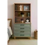 arionkids ARIONKS068 Gülsün Çekmeceli Şifonyer Ve Kitaplık Set | %100 Mdf Kalitesi | Rehau Kapaklar | Ağaç Ayaklı