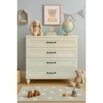arionkids DA7L8X127V-6 Alin Mdf Şifonyer | 4 Çekmeceli Modern Genç Odası Mobilyası