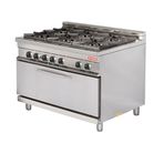 Arisco GR932M 6 Ocaklı Maksi Ce Belgeli 1275x900x900 cm Gazlı Kuzine