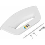 Ariston Hotpoint Uyumlu Indesit Fmg 863SK Çamaşır Makinesi Kapak Mandal Tutamağı Beyaz - Adet-Set