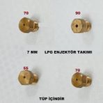 Ariston Ocak Lpg Tüp Dönüşüm Enjektör Takımı 7 Lokma