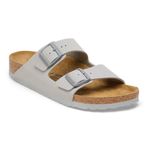 Arizona Bf Stone Coin Kadın Terlik, 38 EU, Birkenstock, Gri