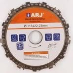 Arj Zincirli Testere 115 mm Odun Ahşap Mdf Kesme Ispiral Disk