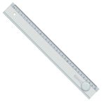 Ark 30 cm Şeffaf Mercekli Cetvel