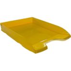 Ark A4 Uyumlu Plastik Evrak Rafı Dayanıklı Masaüstü Belge Düzenleyici 33X25X6 cm - 1 Adet - Sarı