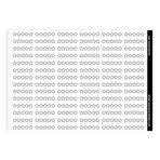 ARK Creation Planner Sticker | 5 Yıldız Derecelendirme Çıkartması (Öpücük Kesimi, Beyaz Destek)