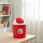 Ark Plastik Kapaklı Mini Çöp Kovası