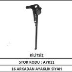 ARKA AYAK 16'' JANT SİYAH MODEL ÇOCUK BİSİKLETİ PARK AYAK