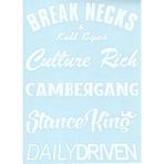 Arka Cam Yazı - Kapı Sticker - 5'Li Sticker (501509058)