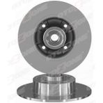 Arka Fren Aynasi Renault Megane Ii 02 Modus 04 Clio Iii 05 240X82.5X4DELİK Rulmanli Abs Sensörlü 10