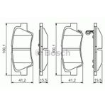 Arka Fren Balatasi Elantra 10--83022ka10, 583020aa10, 583022ha51,