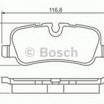 Arka Fren Balatası (Land Rover, Range Rover III (LM) 4.2,4.4 (05/2002-))