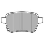 Arka Fren Balatası Opel Corsa E 14 19 Adam 14 19 15 Jant Rpo J67 Fıat Egea 16 500L 13 264Mm