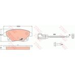 Arka Fren Balatası Transıt V347-v348 06 11 Fıslı