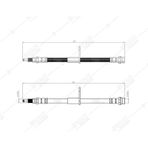 ARKA FREN HORTUMU SOL YENI TRANSIT CONNECT 13 SVAC 20-0105