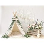 Arka Plan Çiçekli Dekorasyon ile 200X150CM, Stüdyo Fonu - -