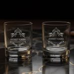 Arkadaşa Hediye Premium Kutulu 2’li Islay Scotch Edition Viski Glass Seti - Beyaz - 2 Adet