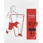 Arkagan 11 KG Direnç Bandı, Gym Barfiks Direnç Bandı, Kas Geliştirme Direnç Lastiği, Pilates Egzersiz Bandı - Kırmızı