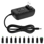 Arkare 12V Güç Kaynağı 2A AC/DC Adaptörü 12Volt Duvar Şarj Cihazı Yedek Güç Kablosu AC 100V-240V DC 12Volt 2A 1.5A 1A Güvenlik Kamerası için Dönüştürücü BT Hoparlör GPS Web Kamerası Yönlendirici