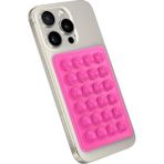 Arkasına Yapışan Silikon Vakumlu Pratik Telefon Tutucu, Kolay Telefon Kılıfı Tutucu, Tüm Cep Telefonu Modellerine Uygun, Araç Telefon Tutucu, Makyaj, Mutfak, Ahtapot (Pembe)
