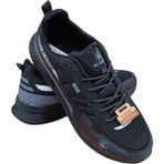 Arkeyss Erkek Yazlık Büyük Numara Ortepedi Hafif Rahat 45-46-47 Numara Spor Ayakkabı - (SportVintage)Black