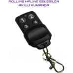 Arkeyss Rolling (Nice, Bft, Hiland, Faac Vb) Olabilen Fıx Akıllı Kumanda Garaj Kepenk Bariyer Kumandası