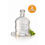 Arkhelais Cam Damacana Sürahi - 2 Litre - Şeffaf - Kırılmaya Dayanıklı - Kalın Camlı
