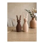 ARKlife 3D Electronic 2'li Geyik Biblo Seti Minimalist Dekoratif Modern İskandinav Hediyelik Obje 17cm - 15cm