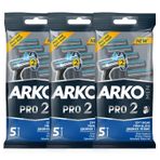 Arko 15 Adet Men Pro 2 Çift Bıçaklı Tıraş Bıçağı