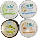 Arko Krem Set Sette 4 Adet Ürün Mevcuttur (1 Adetarko Nem Zeytinyağı 250 Ml+1 Adet Arkonem Aloevera 300 Ml+1 Adet Arko Nem Badem Sütü 300 ml + 1 Adet Arko Nem Hindistan Cevizi Yağ 300 ml ))