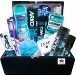 Arko Men Damat Bohçası İçin 13 Parça Kozmetik Ürünler ve Nişan Bohça Sandığı Özel Set