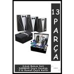 Arko Men Damat Nişan Bohça Seti + 3'lü Mukavva Damat Çeyiz Kolisi Çeyiz Sandığı Erkek Bakım Seti