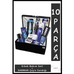 Arko Men Erkek Söz Nişan Bohça Seti Damat Çeyiz Sandığı Erkek Bakım Seti 2022072ss